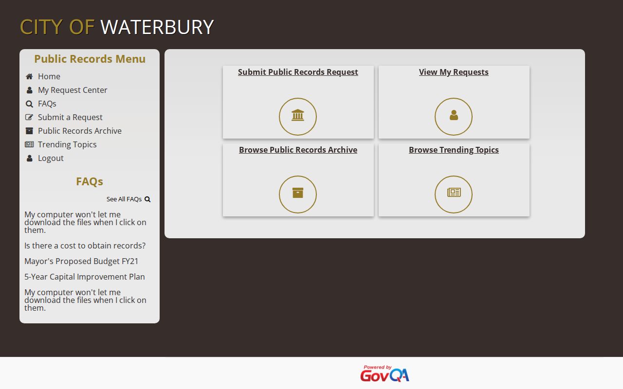 Waterbury warrant search public records portal